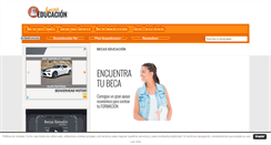 Desktop Screenshot of becaseducacion.net